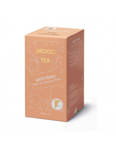 White Peach - Cardboard box 20 tea bags