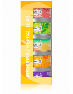 Organic Herbal Teas - Assortment 5 metal tins