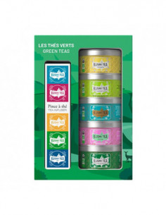 Organic Green Teas gift set + tea infuser