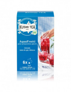 Organic AquaFrutti - Box 6 large tea bags for iced tea