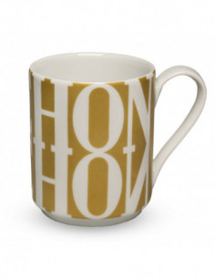 Mug gold/white